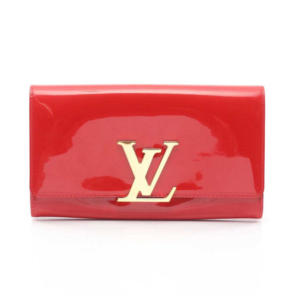 Louis Vuitton Pochette Louise EW NM Shoulder Bag Clutch Patent Vernis Leather